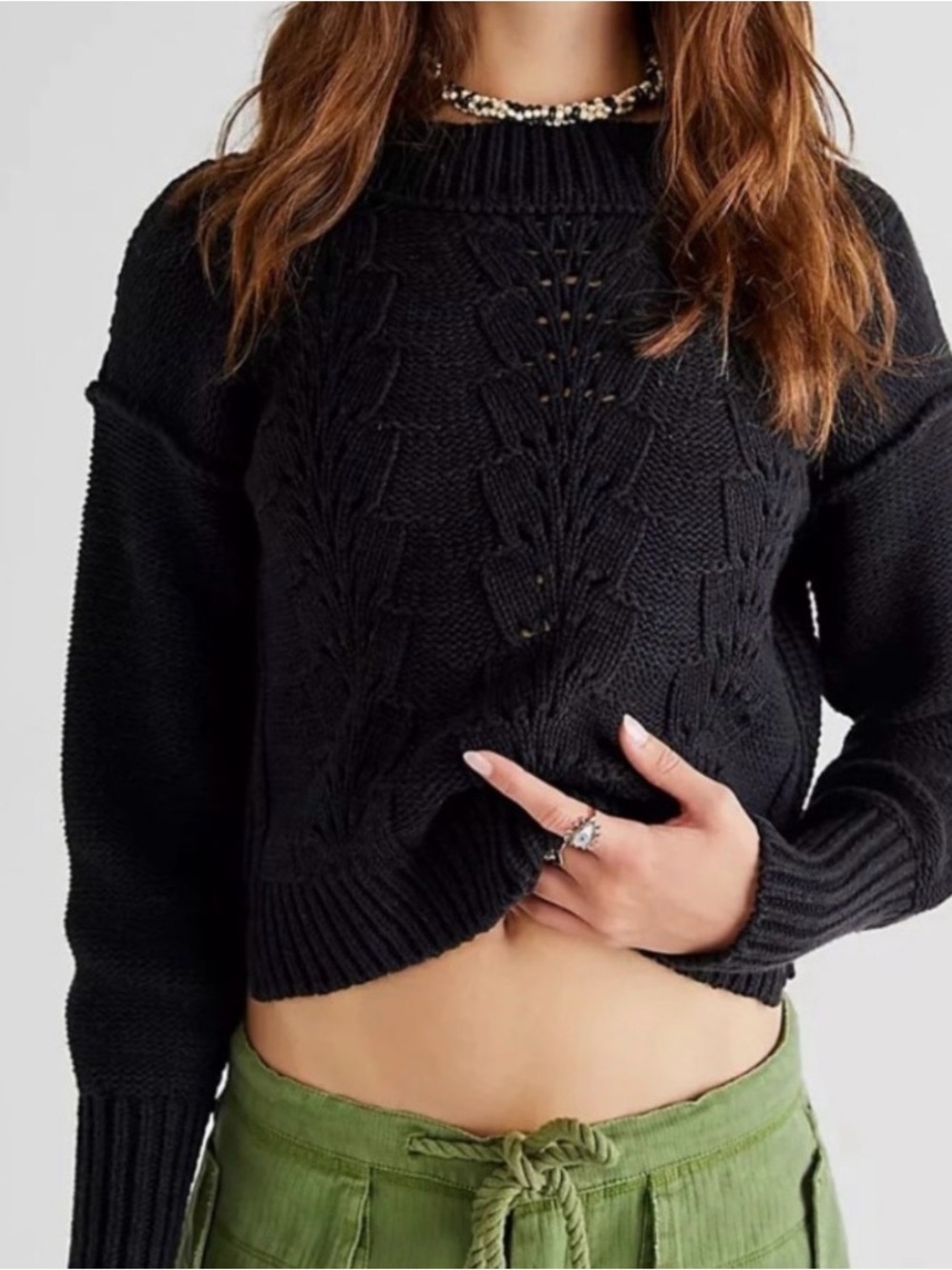 Free People Bell Song Pullover Sweater 🖤